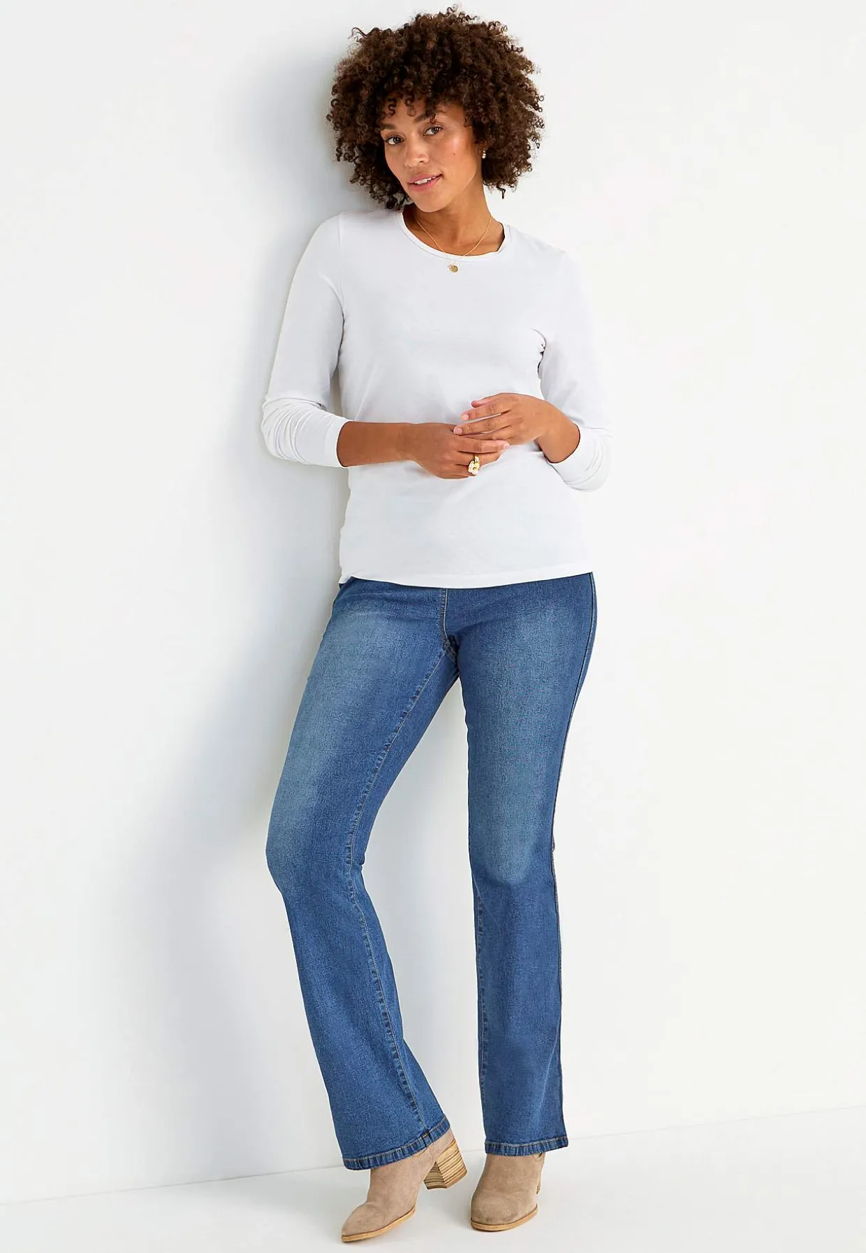 Bootcut, joustavat jeggingsit
