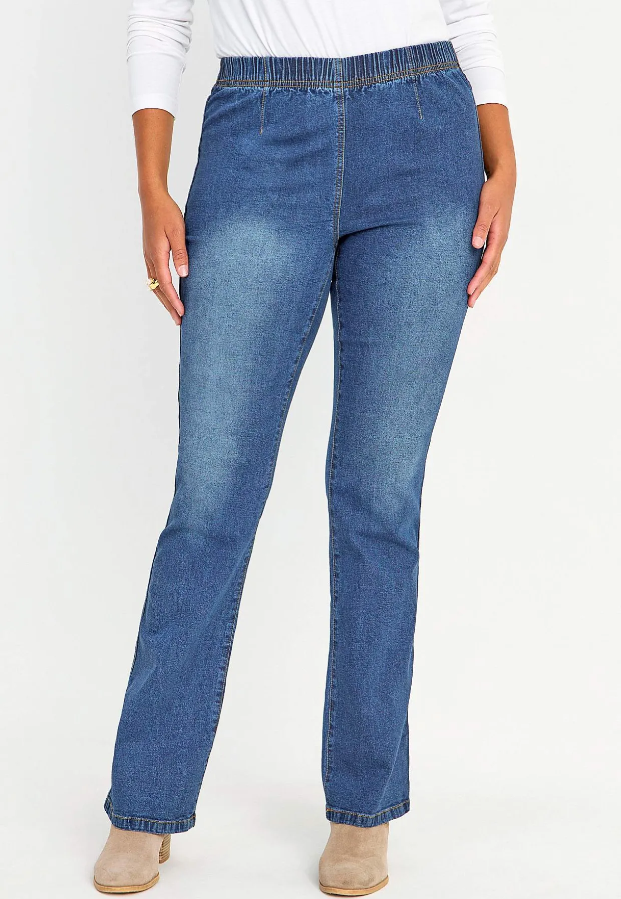 Bootcut, joustavat jeggingsit