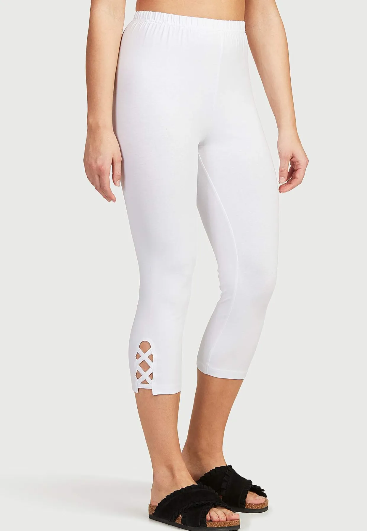 Caprileggingsit kivoilla yksityiskohdilla 2 kpl/pakkaus