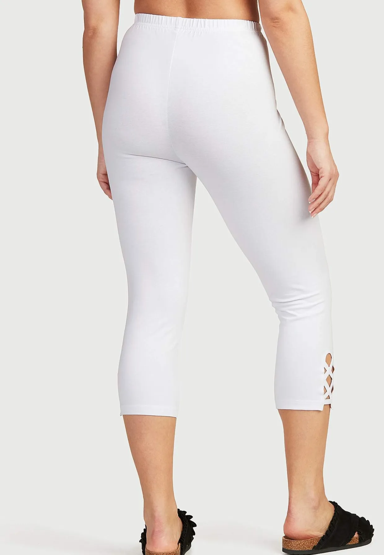 Caprileggingsit kivoilla yksityiskohdilla 2 kpl/pakkaus