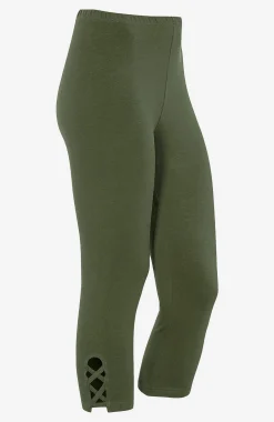 Caprileggingsit kivoilla yksityiskohdilla 2 kpl/pakkaus