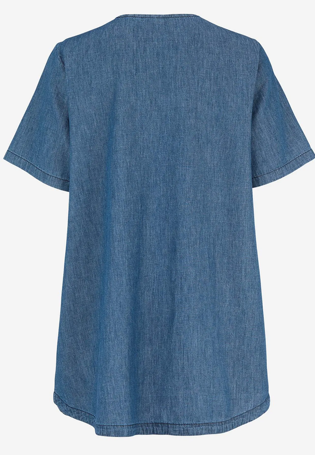 Denimtunika koristeellisella V-aukolla