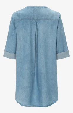 Denimtunika taskuilla
