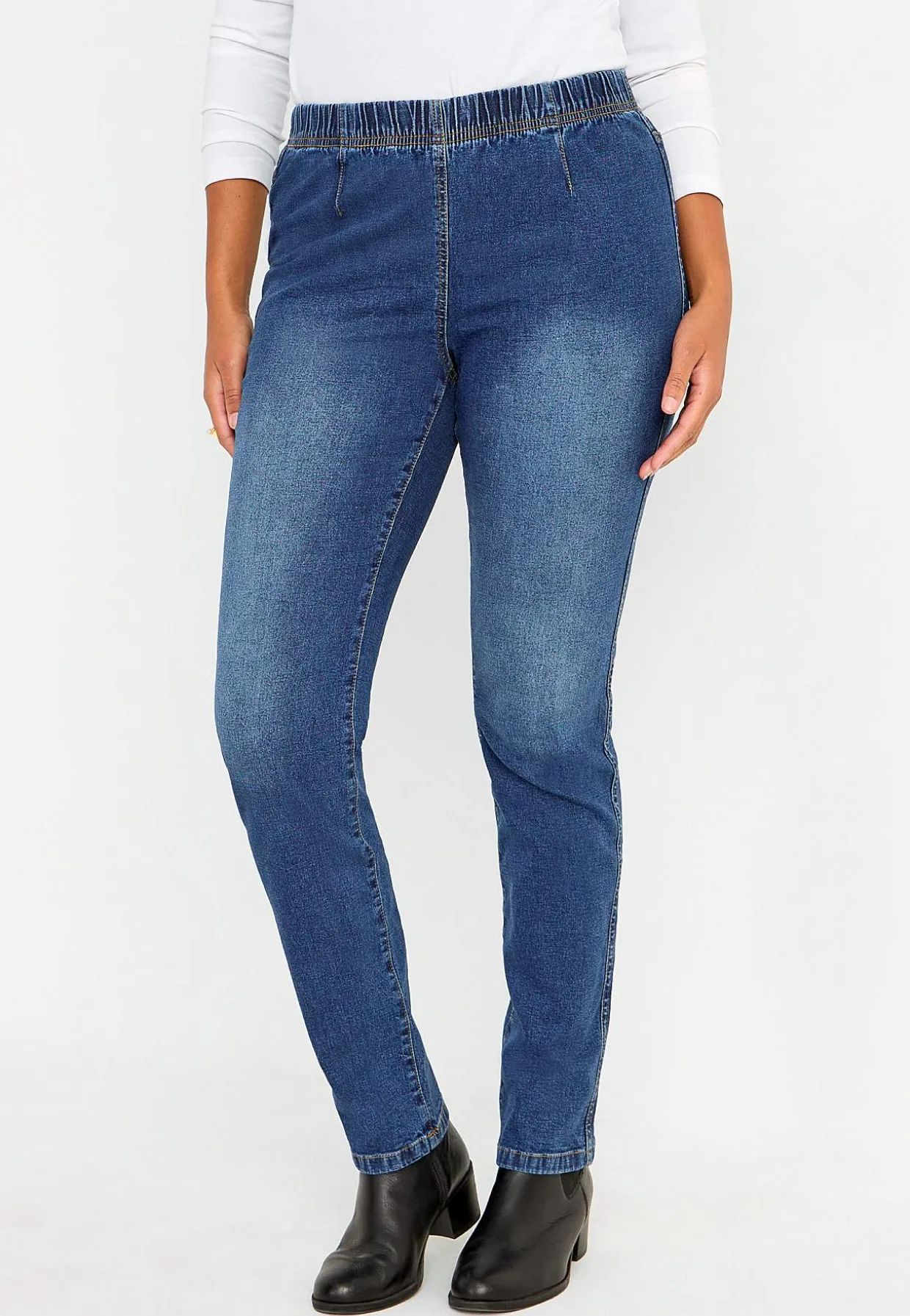 Jeggingsit skinny-lahkeella - pituus