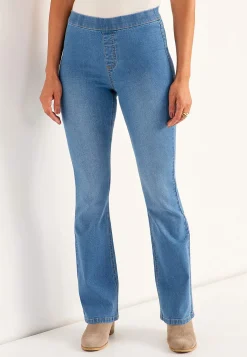 Joustavat, bootcut jeggingsit - pituus