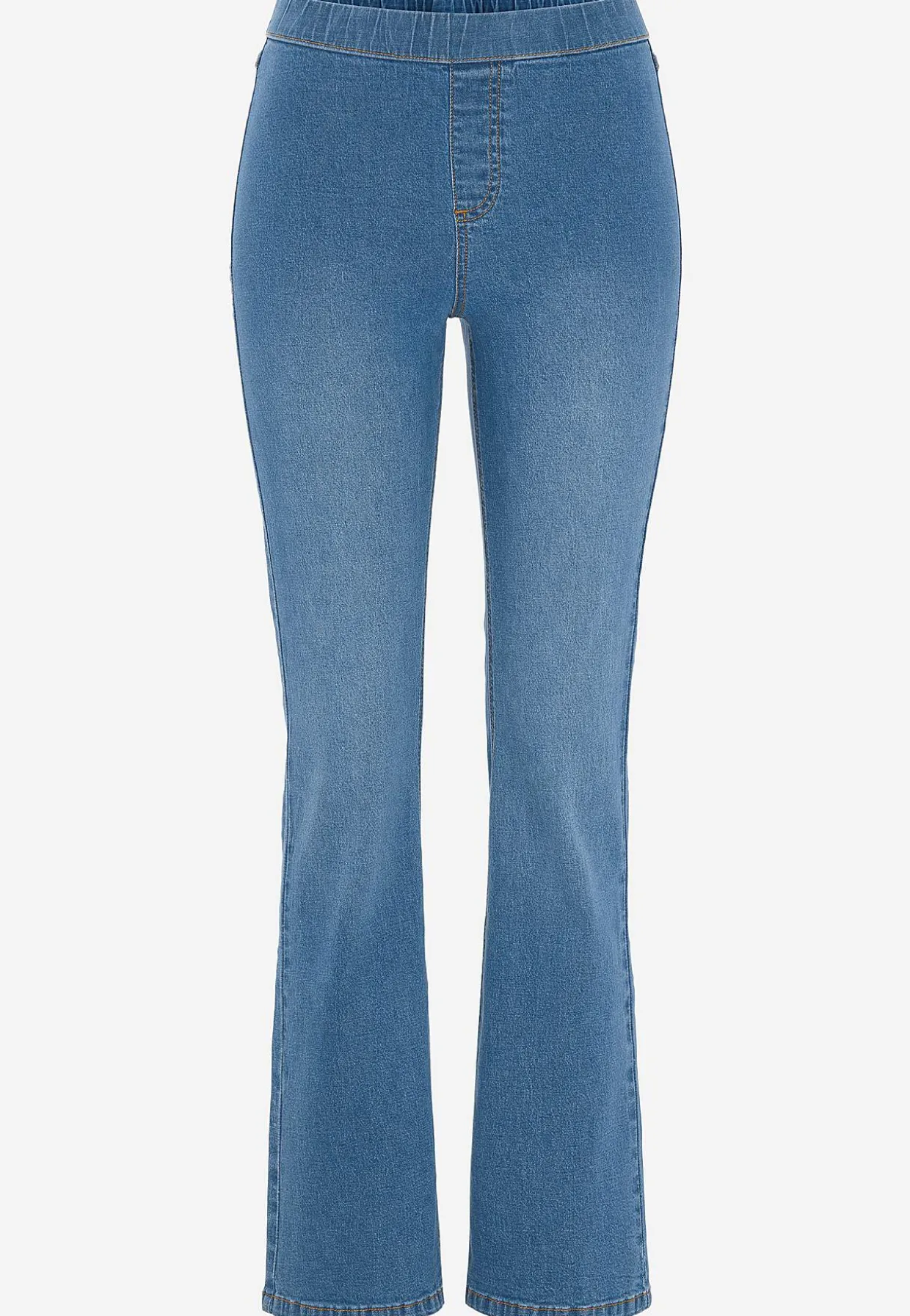 Joustavat, bootcut jeggingsit - pituus
