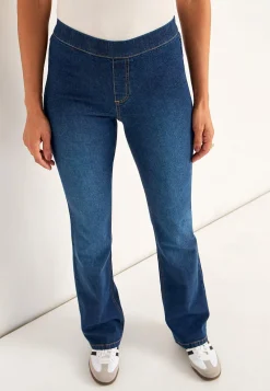 Joustavat, bootcut jeggingsit - pituus