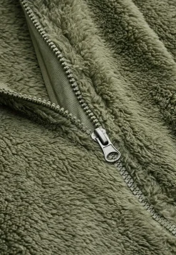 Kodikas fleece-takki hupulla