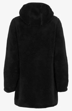 Kodikas fleece-takki hupulla