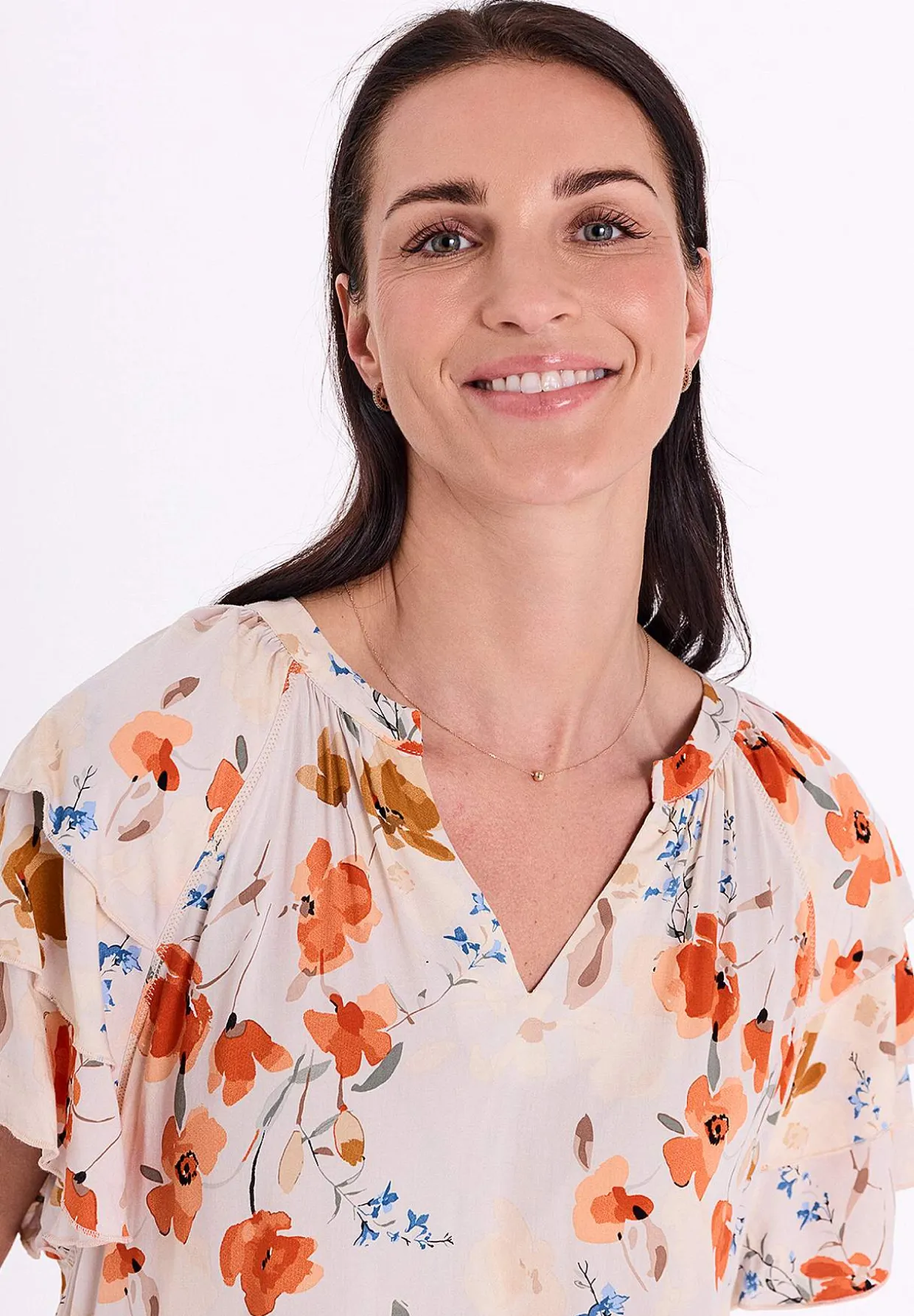 Kudottu mekko viskoosista taskuilla