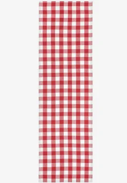 Kudottu, ruudullinen kaitaliina