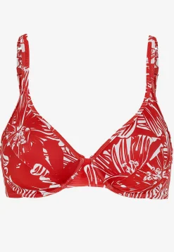 Kuvioidut, toppaamattomat bikinirintaliivit