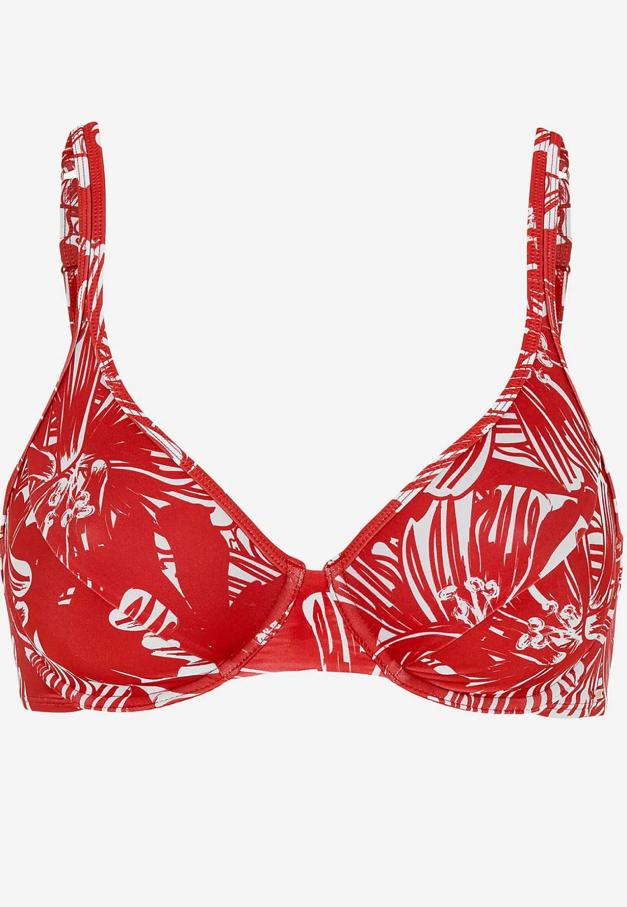 Kuvioidut, toppaamattomat bikinirintaliivit