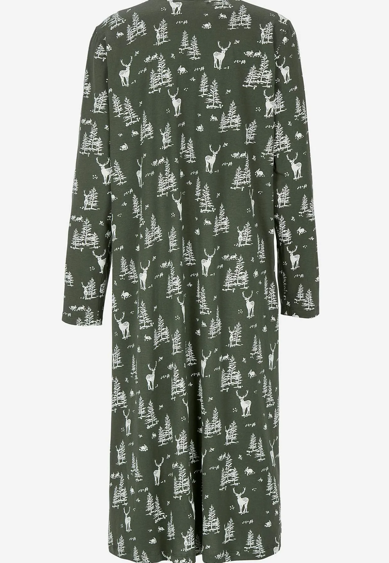 Kuvioitu yömekko pitkillä hihoilla