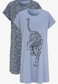 Kuviollinen yömekko puuvillasta 2 kpl/pakkaus