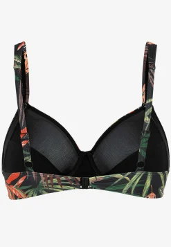 Kuviolliset, toppaamattomat bikinirintaliivit