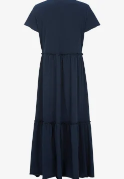 Mekko rypytetystä puuvillajersey-kankaasta