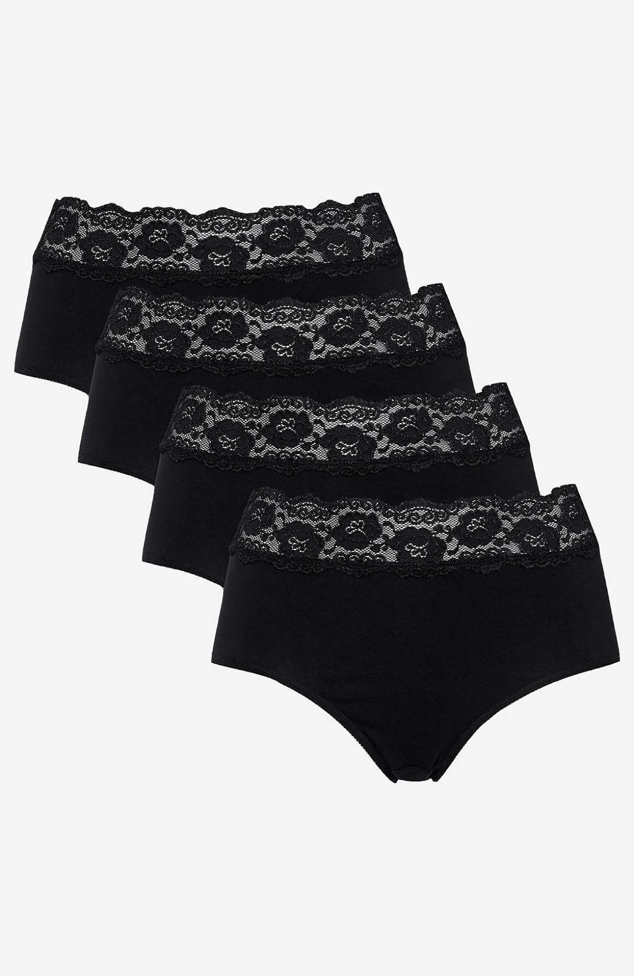 Midi-housut puuvillasta 4 kpl/pakkaus