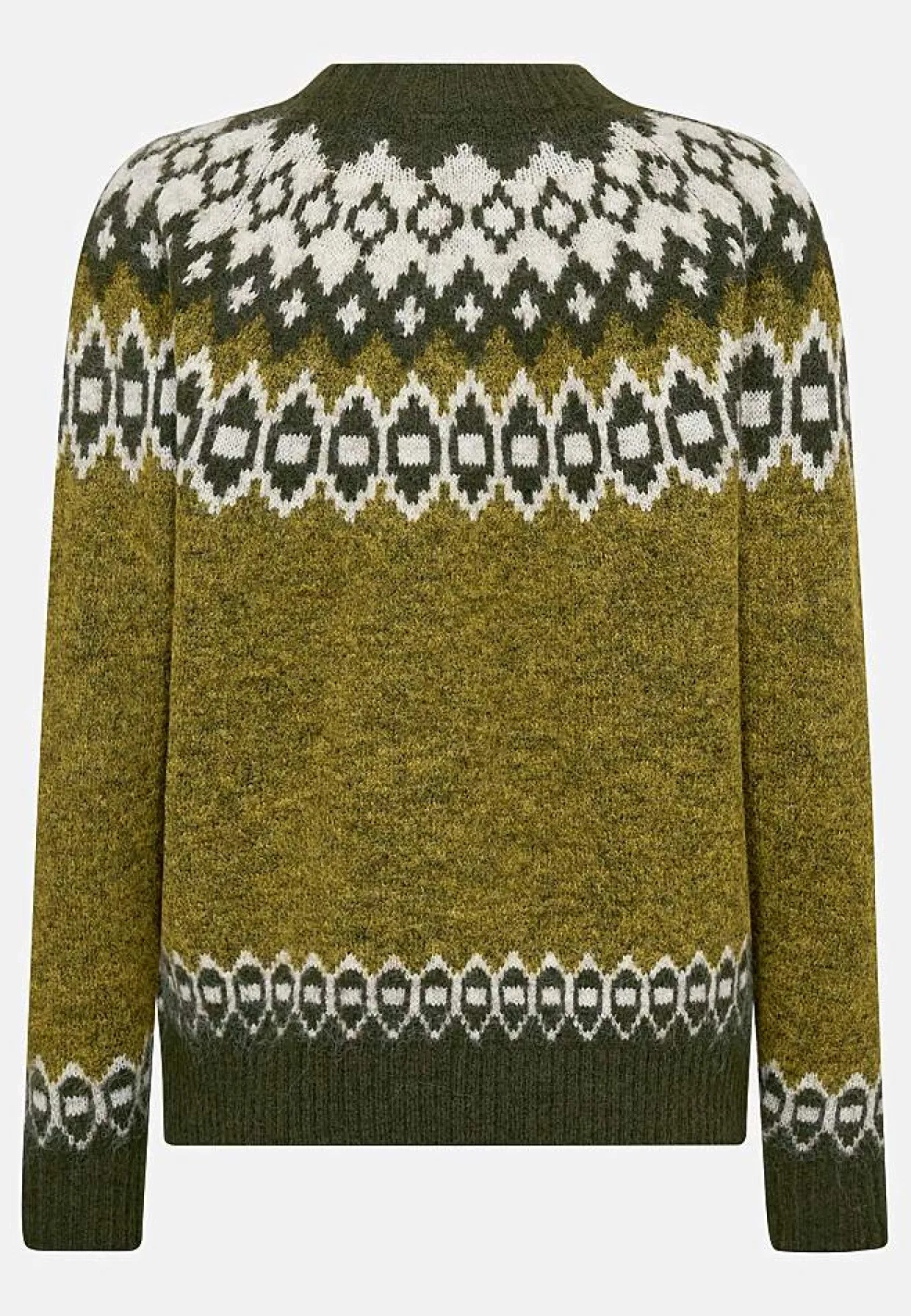 Neulepusero jacquard-kuviolla