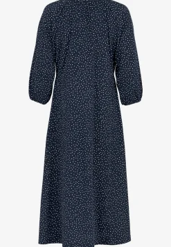 Pilkullinen, rypytetty trikoomekko