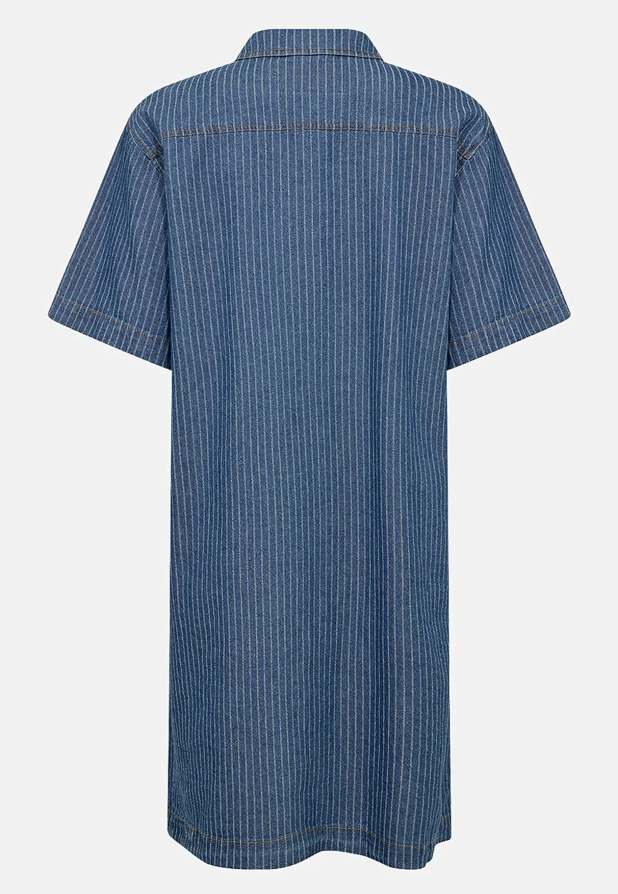 Raidallinen farkkumekko