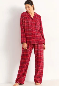Ruudullinen pyjama flanellista