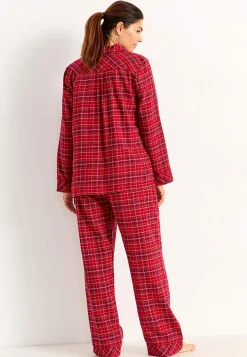 Ruudullinen pyjama flanellista