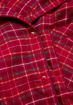 Ruudullinen pyjama flanellista