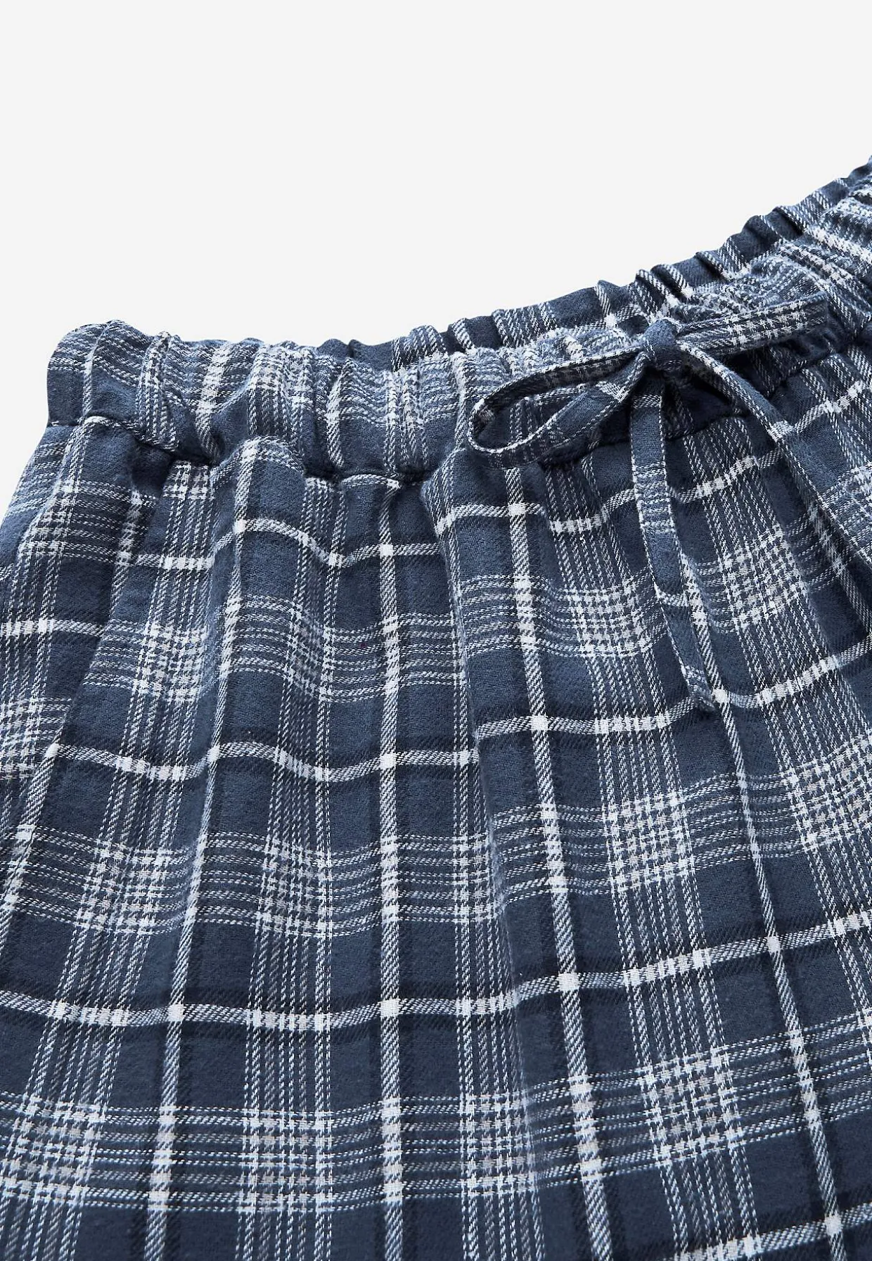 Ruudulliset pyjamahousut flanellista