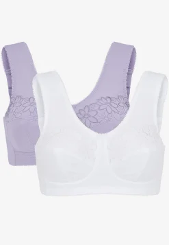 Soft-rintaliivi kirjailulla Lily 2 kpl/pakkaus