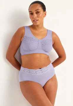 Soft-rintaliivi kirjailulla Lily 2 kpl/pakkaus
