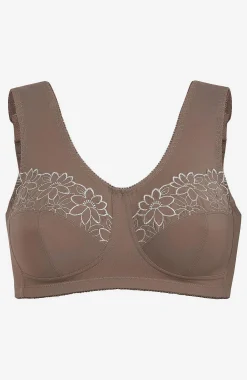 Soft-rintaliivi kirjailulla Lily 2 kpl/pakkaus