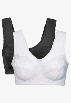 Soft-rintaliivi kirjailulla Lily 2 kpl/pakkaus