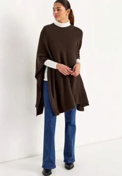Tiheäsilmukkainen poncho