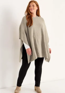 Tiheäsilmukkainen poncho
