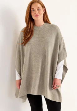 Tiheäsilmukkainen poncho