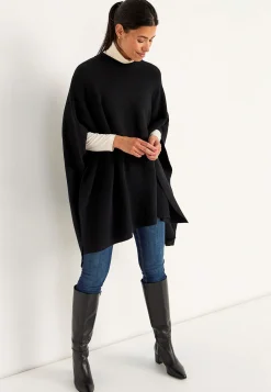 Tiheäsilmukkainen poncho