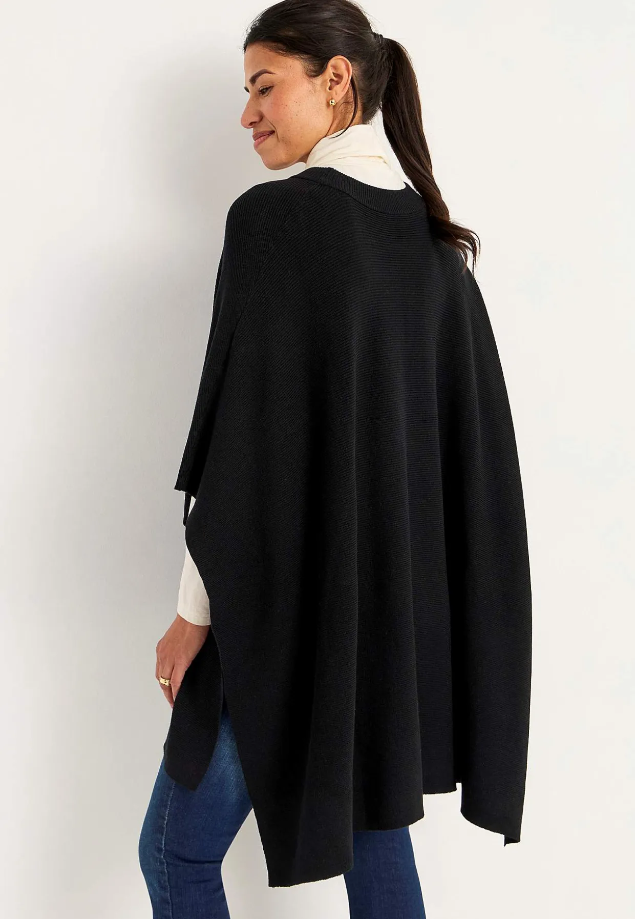 Tiheäsilmukkainen poncho