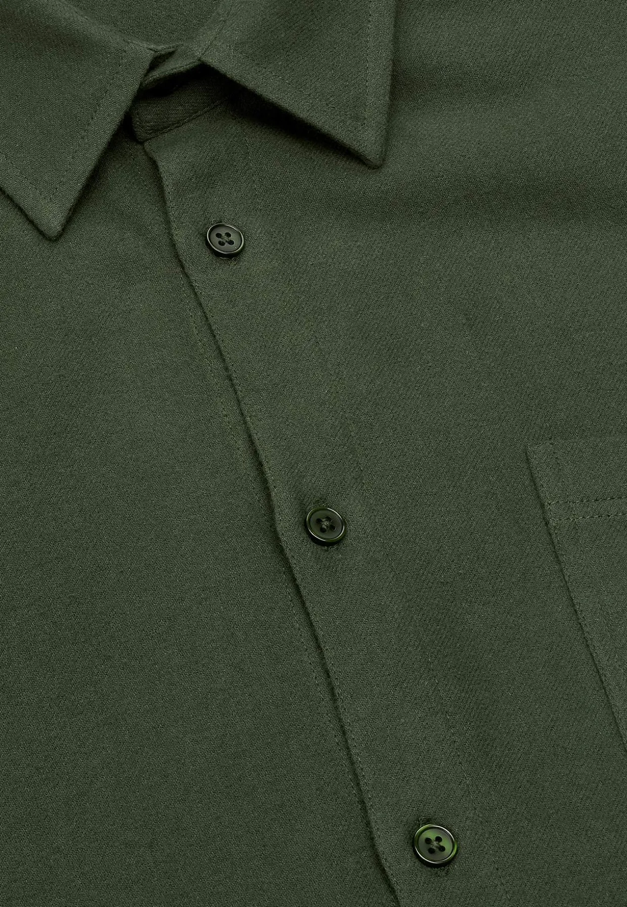 Tummanvihreä flanellipaita