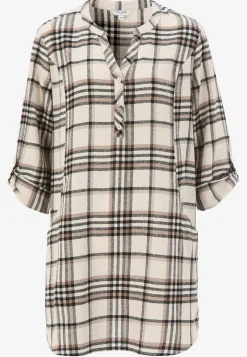 Tunika flanellista taskuilla