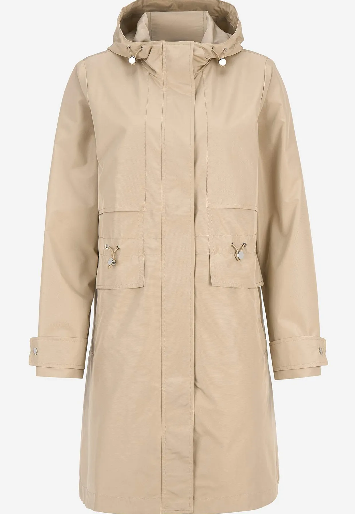 Tyylikäs, vuorattu parka