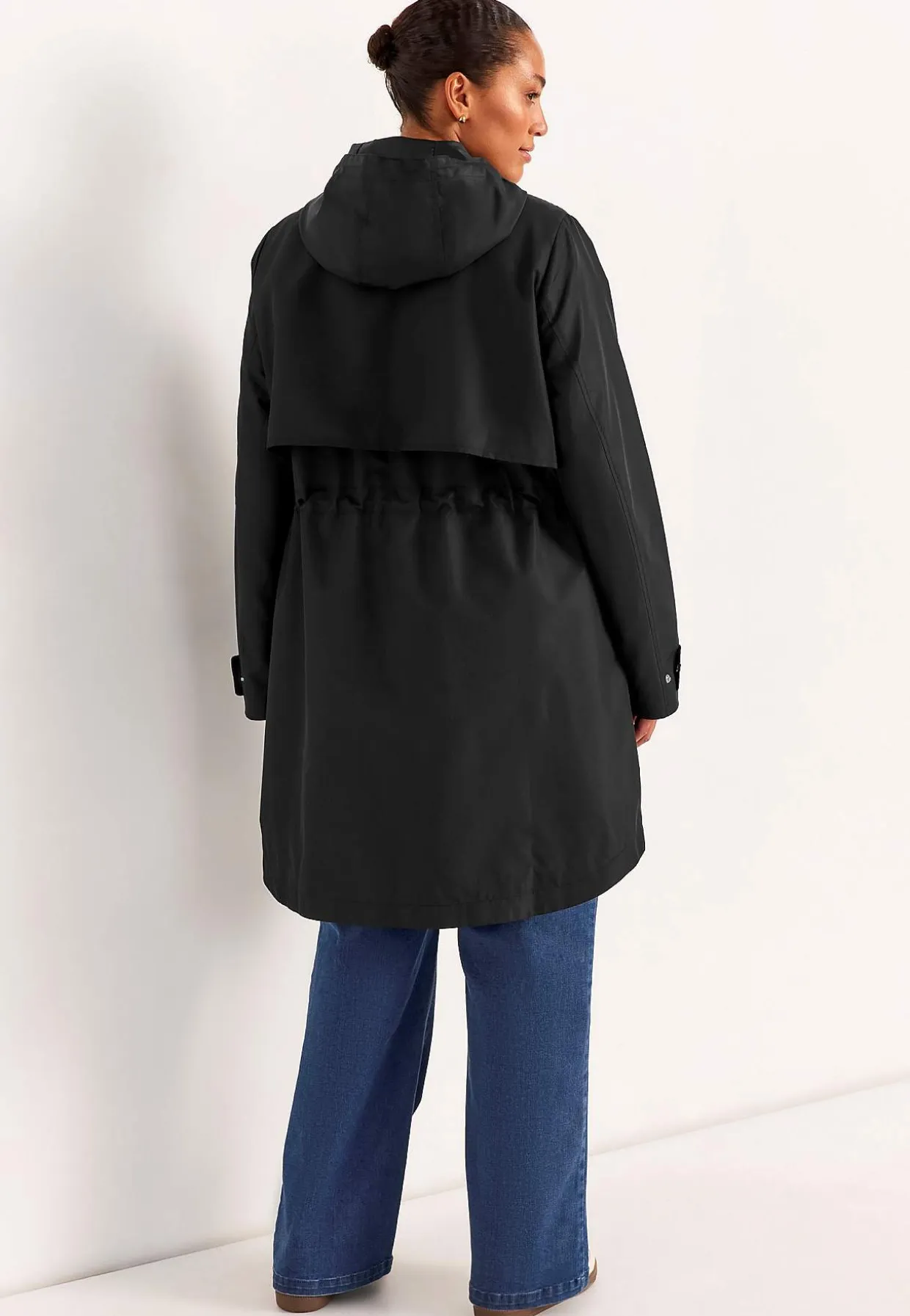 Tyylikäs, vuorattu parka